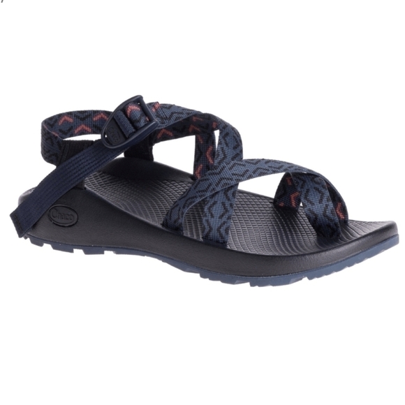 Chaco Mens Classic Z/2 Outdoor Hiking Stepped Navy  Sandals shoes sz 10 - Picture 1 of 12
